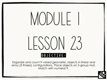 Preview of Math Presentation for Google Slides™ - Kindergarten Module 1 Lesson 23