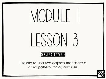 Preview of Math Presentation for Google Slides™ - Kindergarten Module 1 Lesson 3