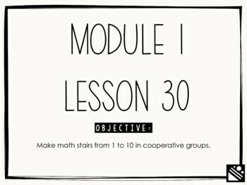 Preview of Math Presentation for Google Slides™ - Kindergarten Module 1 Lesson 30