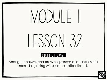 Preview of Math Presentation for Google Slides™ - Kindergarten Module 1 Lesson 32