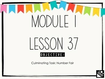Preview of Math Presentation for Google Slides™ - Kindergarten Module 1 Lesson 37