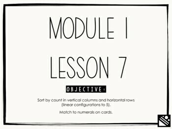 Preview of Math Presentation for Google Slides™ - Kindergarten Module 1 Lesson 7