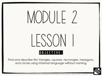 Preview of Math Presentation for Google Slides™ - Kindergarten Module 2 Lesson 1