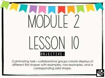 Preview of Math Presentation for Google Slides™ - Kindergarten Module 2 Lesson 10