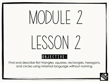 Preview of Math Presentation for Google Slides™ - Kindergarten Module 2 Lesson 2