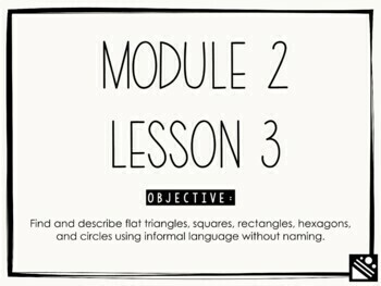 Preview of Math Presentation for Google Slides™ - Kindergarten Module 2 Lesson 3