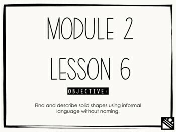 Preview of Math Presentation for Google Slides™ - Kindergarten Module 2 Lesson 6