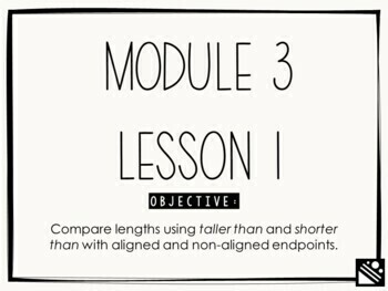 Preview of Math Presentation for Google Slides™ - Kindergarten Module 3 Lesson 1