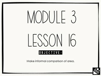 Preview of Math Presentation for Google Slides™ - Kindergarten Module 3 Lesson 16