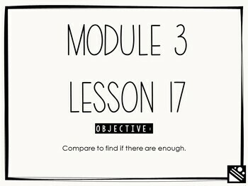 Preview of Math Presentation for Google Slides™ - Kindergarten Module 3 Lesson 17
