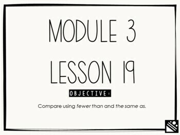 Preview of Math Presentation for Google Slides™ - Kindergarten Module 3 Lesson 19