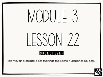 Preview of Math Presentation for Google Slides™ - Kindergarten Module 3 Lesson 22