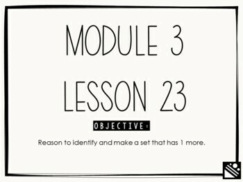 Preview of Math Presentation for Google Slides™ - Kindergarten Module 3 Lesson 23