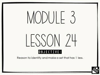 Preview of Math Presentation for Google Slides™ - Kindergarten Module 3 Lesson 24
