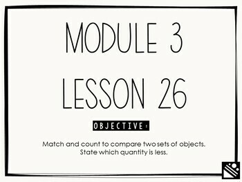Preview of Math Presentation for Google Slides™ - Kindergarten Module 3 Lesson 26