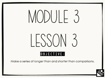 Preview of Math Presentation for Google Slides™ - Kindergarten Module 3 Lesson 3