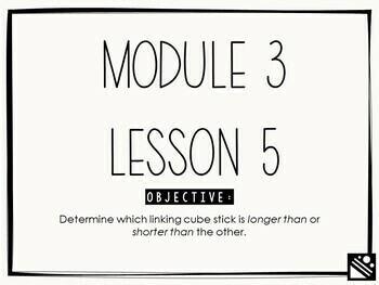 Preview of Math Presentation for Google Slides™ - Kindergarten Module 3 Lesson 5
