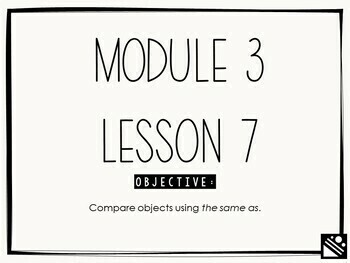 Preview of Math Presentation for Google Slides™ - Kindergarten Module 3 Lesson 7