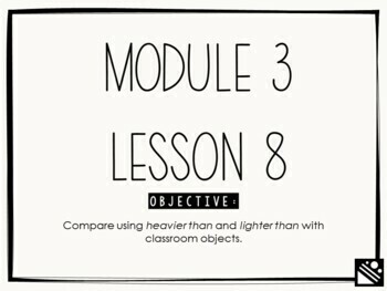 Preview of Math Presentation for Google Slides™ - Kindergarten Module 3 Lesson 8