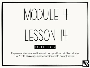 Preview of Math Presentation for Google Slides™ - Kindergarten Module 4 Lesson 14