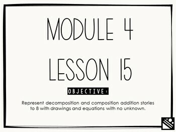 Preview of Math Presentation for Google Slides™ - Kindergarten Module 4 Lesson 15