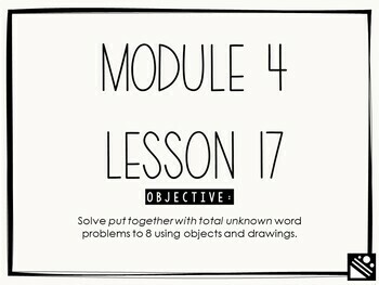 Preview of Math Presentation for Google Slides™ - Kindergarten Module 4 Lesson 17