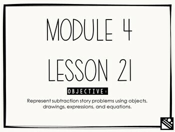 Preview of Math Presentation for Google Slides™ - Kindergarten Module 4 Lesson 21