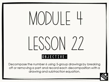 Preview of Math Presentation for Google Slides™ - Kindergarten Module 4 Lesson 22