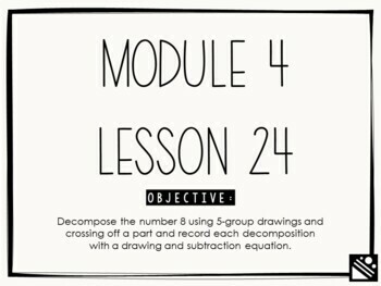 Preview of Math Presentation for Google Slides™ - Kindergarten Module 4 Lesson 24