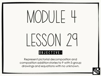 Preview of Math Presentation for Google Slides™ - Kindergarten Module 4 Lesson 29