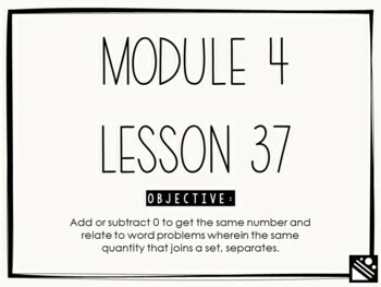 Preview of Math Presentation for Google Slides™ - Kindergarten Module 4 Lesson 37