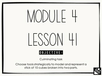 Preview of Math Presentation for Google Slides™ - Kindergarten Module 4 Lesson 41