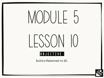 Preview of Math Presentation for Google Slides™ - Kindergarten Module 5 Lesson 10