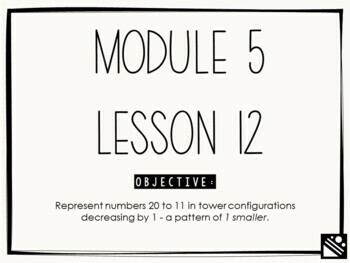 Preview of Math Presentation for Google Slides™ - Kindergarten Module 5 Lesson 12