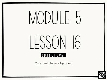 Preview of Math Presentation for Google Slides™ - Kindergarten Module 5 Lesson 16