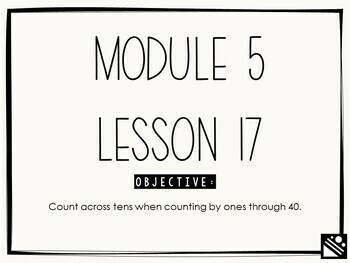Preview of Math Presentation for Google Slides™ - Kindergarten Module 5 Lesson 17