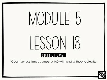 Preview of Math Presentation for Google Slides™ - Kindergarten Module 5 Lesson 18