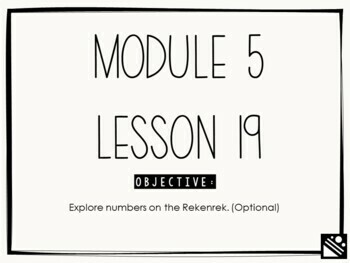Preview of Math Presentation for Google Slides™ - Kindergarten Module 5 Lesson 19