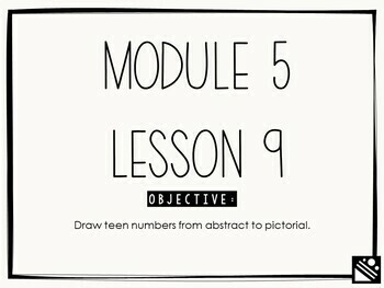 Preview of Math Presentation for Google Slides™ - Kindergarten Module 5 Lesson 9