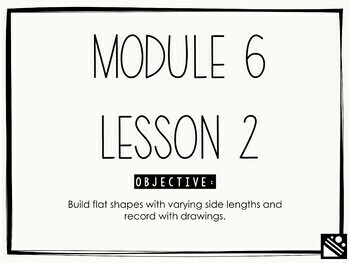 Preview of Math Presentation for Google Slides™ - Kindergarten Module 6 Lesson 2