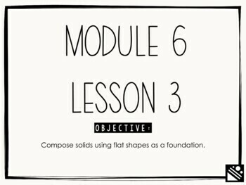 Preview of Math Presentation for Google Slides™ - Kindergarten Module 6 Lesson 3