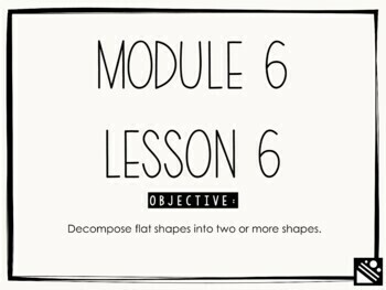 Preview of Math Presentation for Google Slides™ - Kindergarten Module 6 Lesson 6