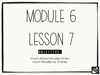 Preview of Math Presentation for Google Slides™ - Kindergarten Module 6 Lesson 7