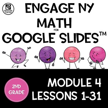 Preview of Math Presentations for Google Slides™ 2nd Grade Module 4