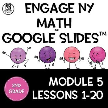 Preview of Math Presentations for Google Slides™ 2nd Grade Module 5