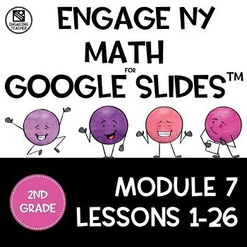 Preview of Math Presentations for Google Slides™ 2nd Grade Module 7