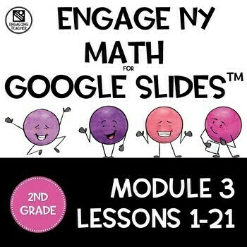 Preview of Math Presentations for Google Slides™ - 2nd Grade Module Three
