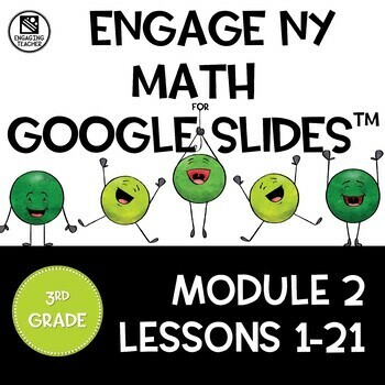 Preview of Math Presentations for Google Slides™ 3rd Grade Module 2