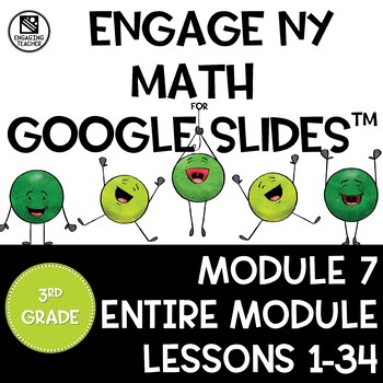 Preview of Math Presentations for Google Slides™ 3rd Grade Module 7