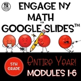 Math Presentations for Google Slides™ 5th Grade ENTIRE YEAR!